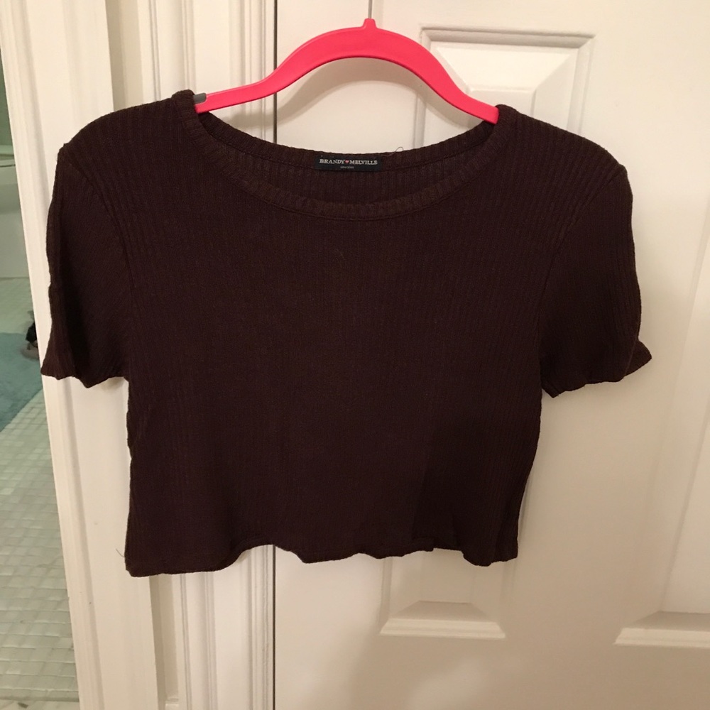 Brandy Melville burgundy top